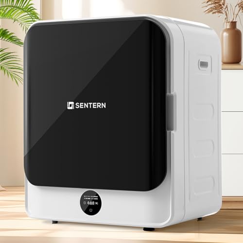 Kennkari 衣類乾燥機 小型 4.5kg 乾燥機 家庭用 一人暮らし 布団乾燥機 4.5キロ 衣類 洋服 乾燥 高温除菌 除湿 梅雨 幅50cm 壁掛け コンパクト 静音設計 工事不要 (A型:ホワイト)